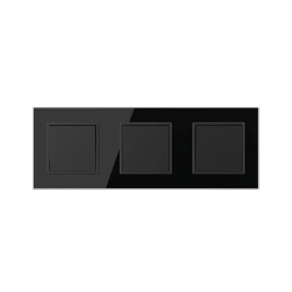 Livolo | Zwart | 1+1+1 | Aan/Uit | Wissel | Wipschakelaar Livolo Nederland B.V.