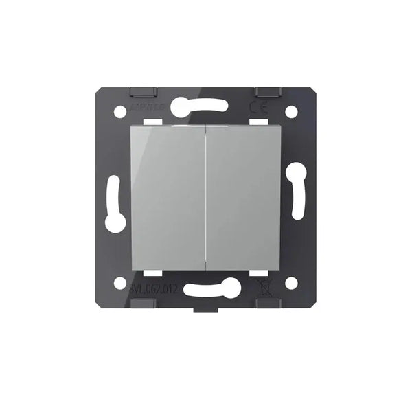 Livolo | Grijs | 2 | Module | Aan/Uit | Wissel | Wipschakelaar Livolo Nederland B.V.