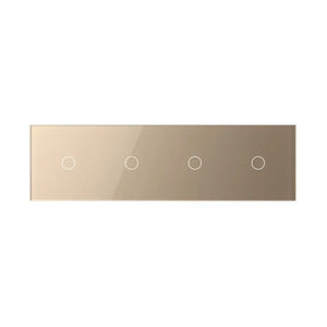 Livolo | Goud | 1+1+1+1 | Aan/Uit | Wisselschakelaar | Smart Home Livolo Nederland B.V.