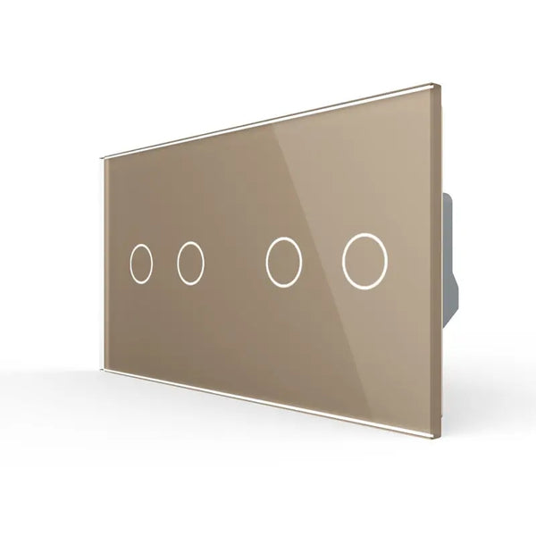 Livolo | Goud | 2+2 | Zonwering | Schakelaar | Smart Home Livolo Nederland B.V.