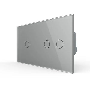 Livolo | Grijs | 1+2 | Aan/Uit | Schakelaar | Smart Home Livolo Nederland B.V.