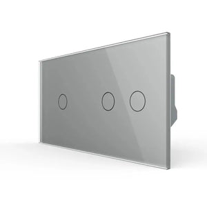 Livolo | Grijs | 1+2 | Aan/Uit | Wisselschakelaar Livolo Nederland B.V.