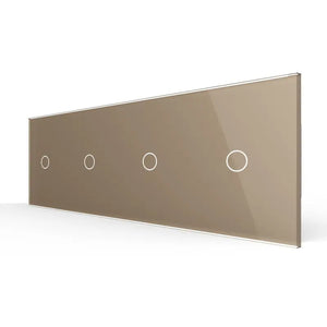 Livolo | Goud | 1+1+1+1 | Dimmer | Smart Home Livolo Nederland B.V.