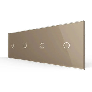 livolo-schakelaar-touch-goud-schakelmateriaal