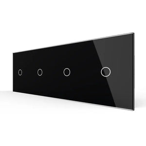 Livolo | Zwart | 1+1+1+1 | Dimmer | Smart Home Livolo Nederland B.V.