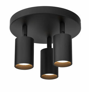 Plafondlamp | Zwart | 3 | LED spot | Rond | Verstelbaar Livolo Nederland B.V.