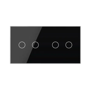 Livolo | Zwart | 2+2 | Aan/Uit | Schakelaar | Smart Home Livolo Nederland B.V.