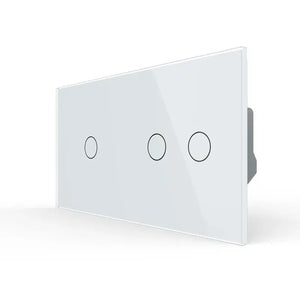 Livolo | Wit | 1+2 | Aan/Uit | Wisselschakelaar Livolo Nederland B.V.