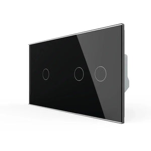 Livolo-schakelmateriaal-zwart-touch