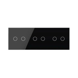 Livolo | Zwart | 2+2+2 | Aan/Uit | Schakelaar | Smart Home Livolo Nederland B.V.