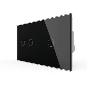 Livolo | Zwart | 2+1 | Aan/Uit | Schakelaar | Smart Home Livolo Nederland B.V.