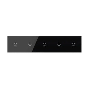 Livolo | Zwart | 1+1+1+1+1 | Dimmer | Wisselschakelaar | Smart Home Livolo Nederland B.V.