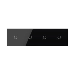 Livolo | Zwart | 1+1+1+1 | Aan/Uit | Wisselschakelaar | Smart Home Livolo Nederland B.V.