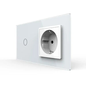 Livolo | Wit | 1+SR | Aan/Uit | Schakelaar | Wandcontactdoos Livolo Nederland B.V.