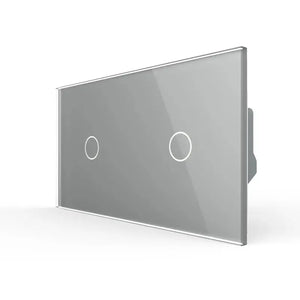 Livolo-schakelmateriaal-grijs-touch-schakelaar